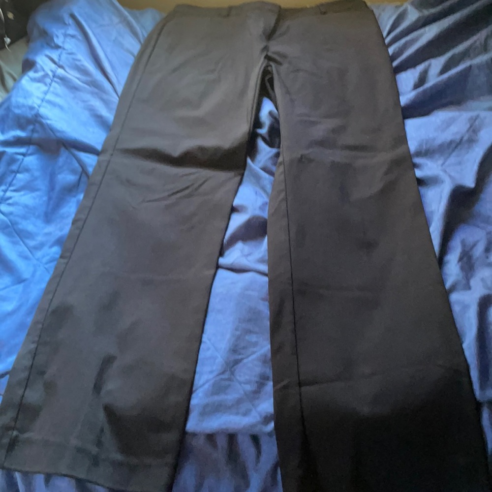 Black stretchy slacks